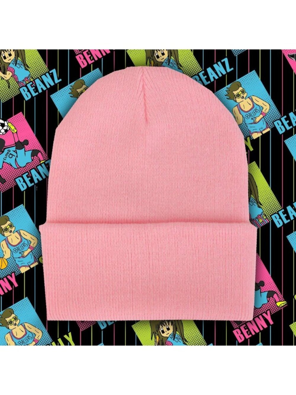 NWOT Salmon Pink Essential Classic Beanie